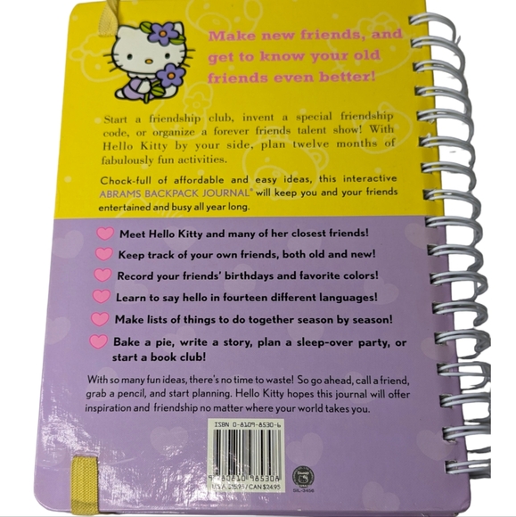 Hello Kitty backpack journal - Picture 2 of 9